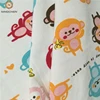 natural organic interlock pretty printed jersey single side knit fabric 100% cotton interlock knitted fabric