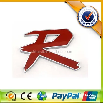 Letter R Made Of Abs Plastic Chrome Make Your Own Car Emblem Letter R Made Of Abs Plastic Chrome Make Your Own Car Emblem