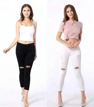 Tight Ripped Jeans - 2018 Plus Size Hot Slim Fit Girl Skinny Blank Ladies Elastic Ripped Jeans -  Buy Jeans Trouser,Girls Tight Jeans,Xxx Jeans Product on Alibaba.com