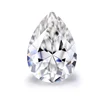 Wholesale Loose Clarity Vvs1 Pear Shaped Forever Brilliant EF Colorless 3.5carat White Moissanite For Ring