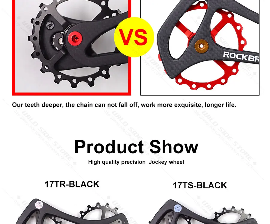 rear derailleur pulley upgrade