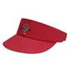 Professional Manufacture High Profile Cotton Golf Tour Visor Cap