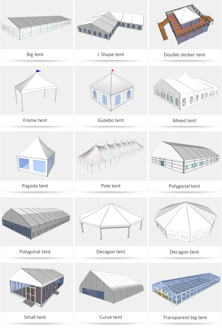 COSCO diamrter event tents for sale 中远 for engineering
