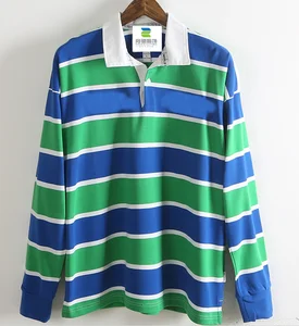 wholesale custom striped two color long sleeve men cotton work polo t shirt wholesale custom striped two color long sleeve men cotton work polo t shirt