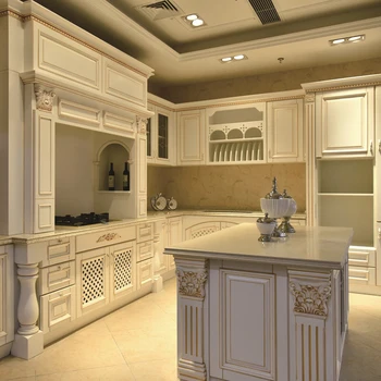 Italian Style Modular Kitchen Cabinets Antique Furniture Wood