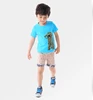 Korean Design Short Sleeve 100% Combed Cotton Boys T-shirt Printing In China Wholesale