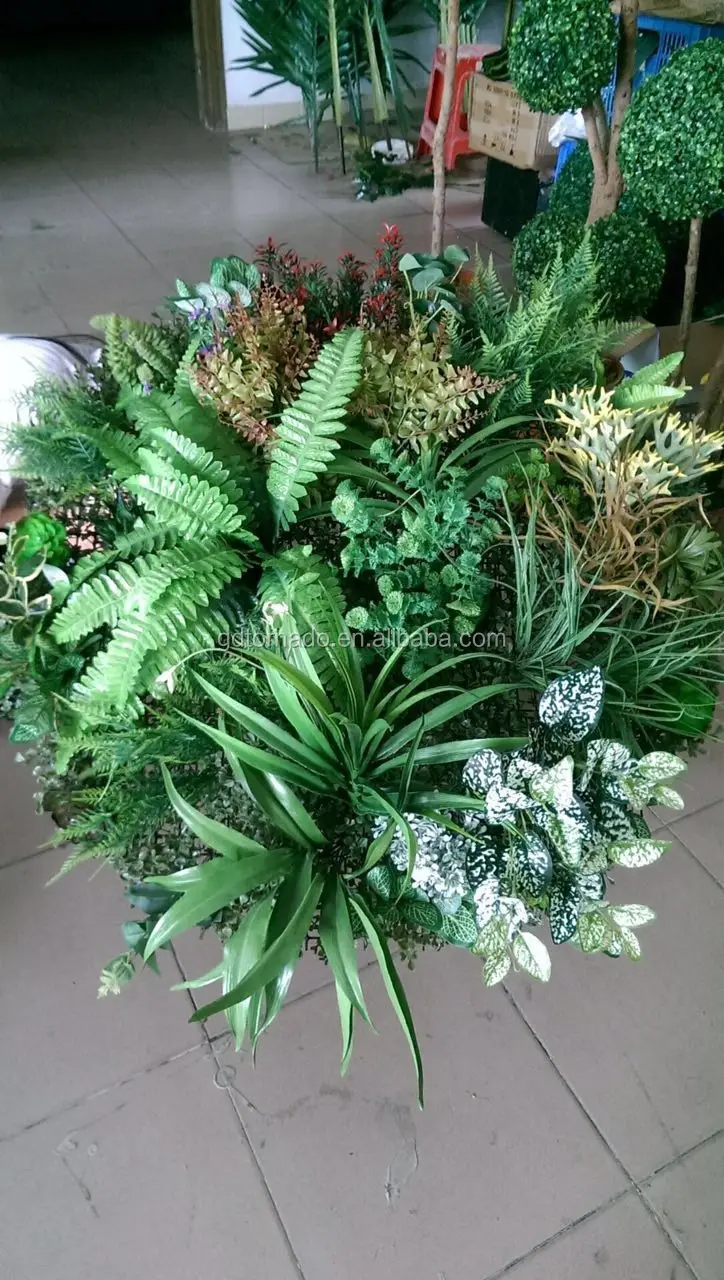 Tornado Crafts 50cm 70cm 90cm Small Moq Wall Hanging Circle Artificial Plants Iron shelf For Wall Decor