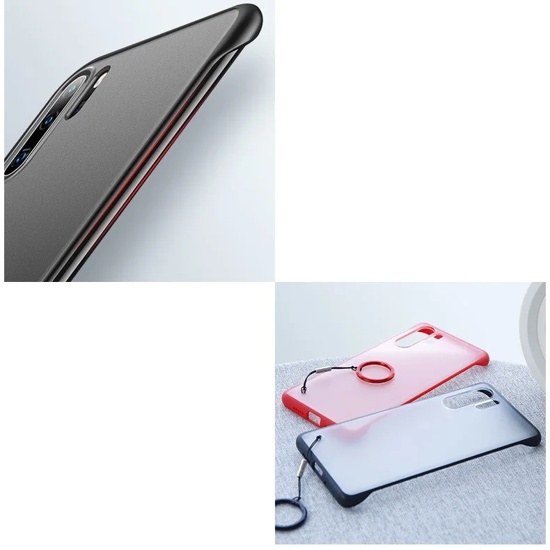 Luxury Ultra Thin Hard PC Phone Case For Huawei P30 Pro With Ring Holder