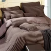 concise stype 100% cotton 4pcs knitted jersey bedding sets knitted bed sheet set