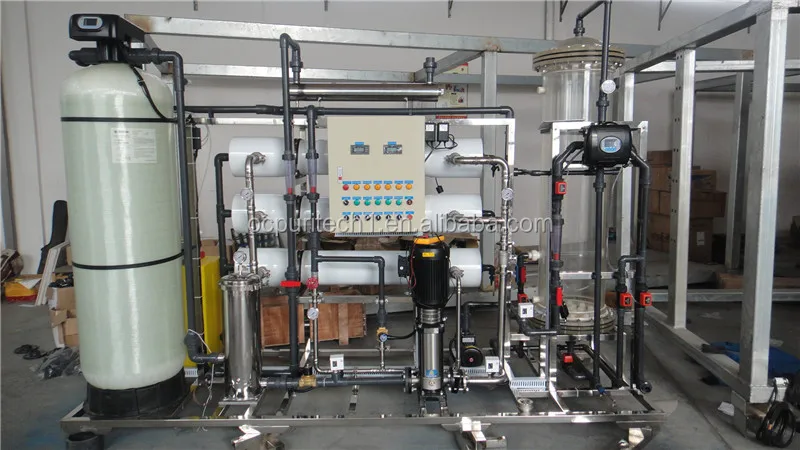 HOT Sale!! 3000L/Hr RO membrane water filter plant and mixed bed deionization machine