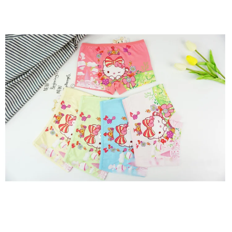Cute Cartoon Little Girls Underpants Shorts Baby Girl Boxers Underwear
