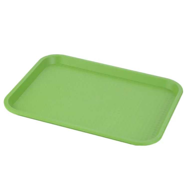 Anti-slip Plastic Food Tray Restaurant Hotel Bar Tea Cake Bread Plate ...