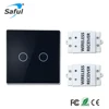 Smart home battery powered remote control wireless touch switch 220v