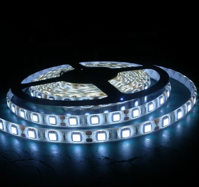 CE ROHS 60leds/m 110v 220v smd 5050 rgb 50 meter outdoor flexible led strip/rope light