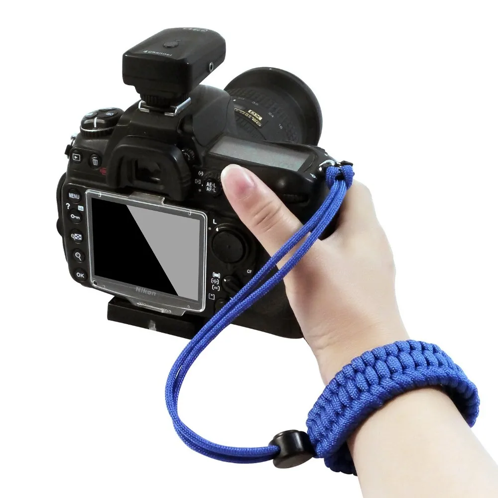 Blue Wholesale Camera Hand Strap Paracord For Outdoor Hot Selling.jpg