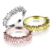 SR01019 Kenturay 925 Sterling Silver Ring Cz 925 Sterling Silver Ring