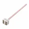 WRP-100 thermocouple platinum and rhodium thermocouple probe length 225mm probe head temperature sensor 1300 C Durable S type