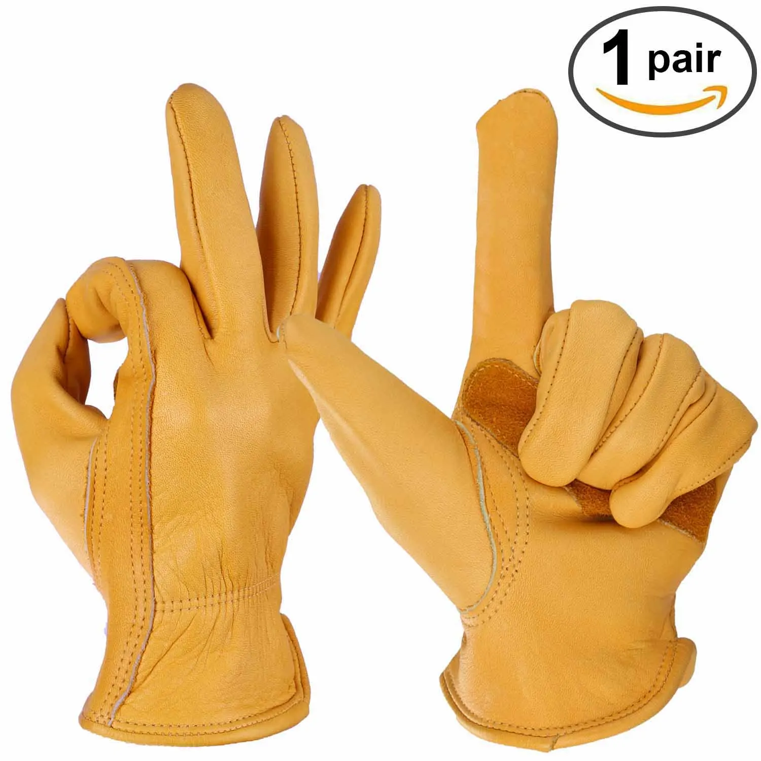 Premium Grain Cow Leather Rugged Wear Work Gloves Buy Rugged Wear