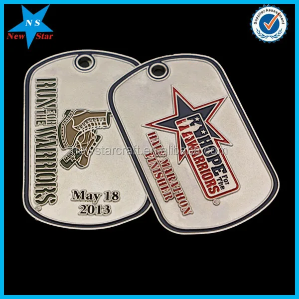 Color Letter Metal Business Card Dog Tags Color Letter Metal Business Card Dog Tags