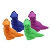 Environmental protection non-toxic fun squeak pet dinosaur dog toys, manufacturers processing custom, cheap.
