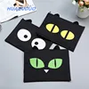 Ecuador latest popular office stationery price list online shopping cartoon cat shaped cute plastic file folder zipper document