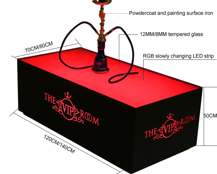 LED lounge hookah nightclub bar furniture