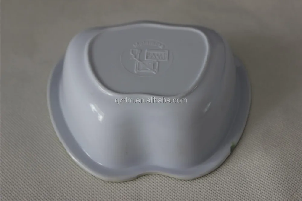 Apple shape plastic bowl melamine bowl