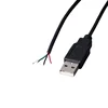 High quality USB 2.0 A Type Male to 4 Wires Open Cable data charge function