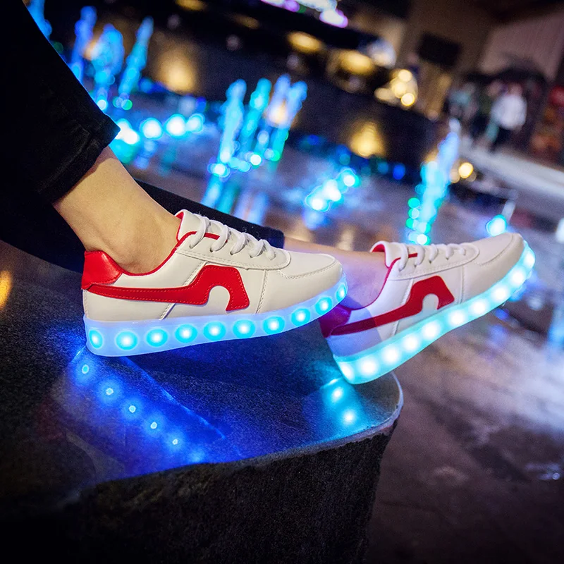 name brand led shoes