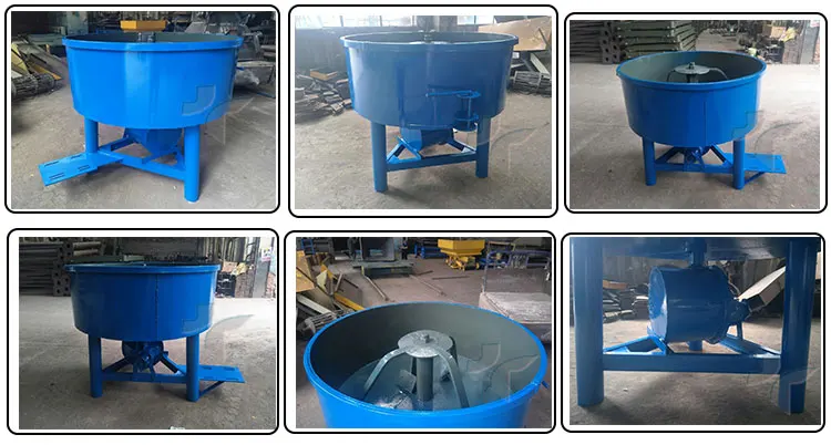 Diesel Small Fixed Compulsory Flat Pan Type 250L Concrete Mixer Jw250