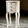 Elizabeth favorite furniture useful white solid wood oval telephone table