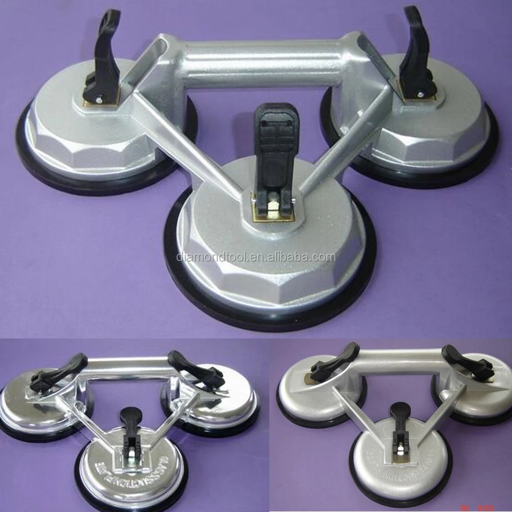 Suction Cup Glass Lifter 3 Cups,3 Cup Glass Suction Plate Glass Lifter