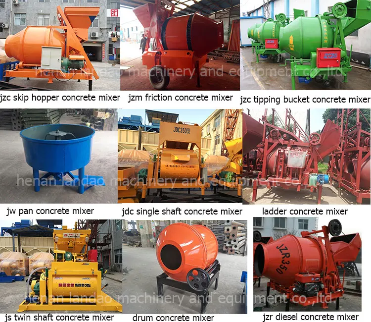 JZC 350 Beton Mixer/Concrete Mixer Machine Price