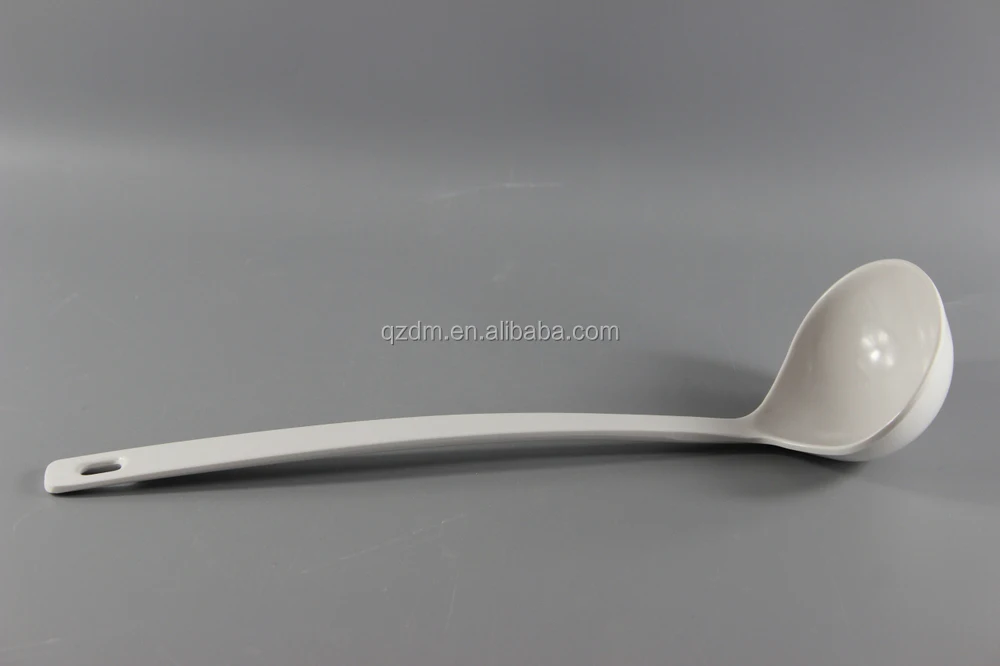 White 100% Melamine Soup Ladle