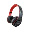 Stereo headset BT4.2 ,wireless headphone flashlight customized led logo earphone