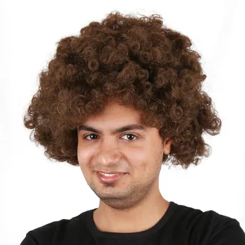 synthetic afro wig