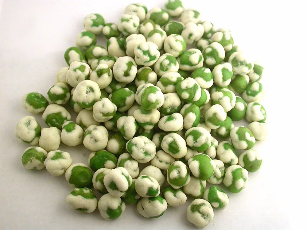 White Wasabi Coated Green Peas,Japanese Style Wasabi Green Peas Snacks ...