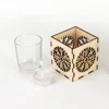 different shape laser cut wood gift packaging box