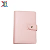 a5 pu leather notebook cover spiral custom logo notebook with color pages