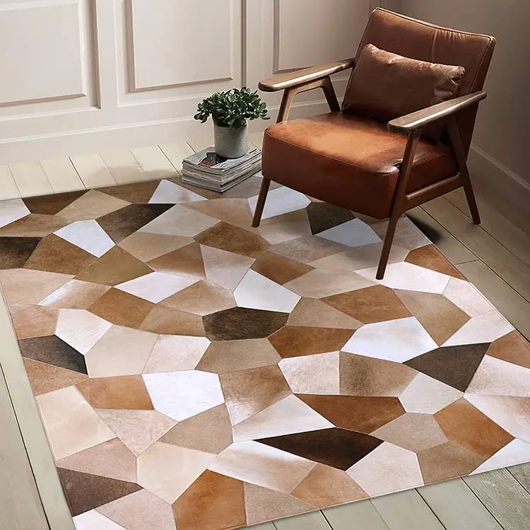 印度餐厅地毯批发罗纹彩色地毯牛皮地毯