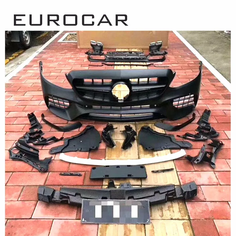 W213 Body Kits E300 E400 Facelift To E63 A Style Body Kits Front Bumper Grille Diffuser Pp