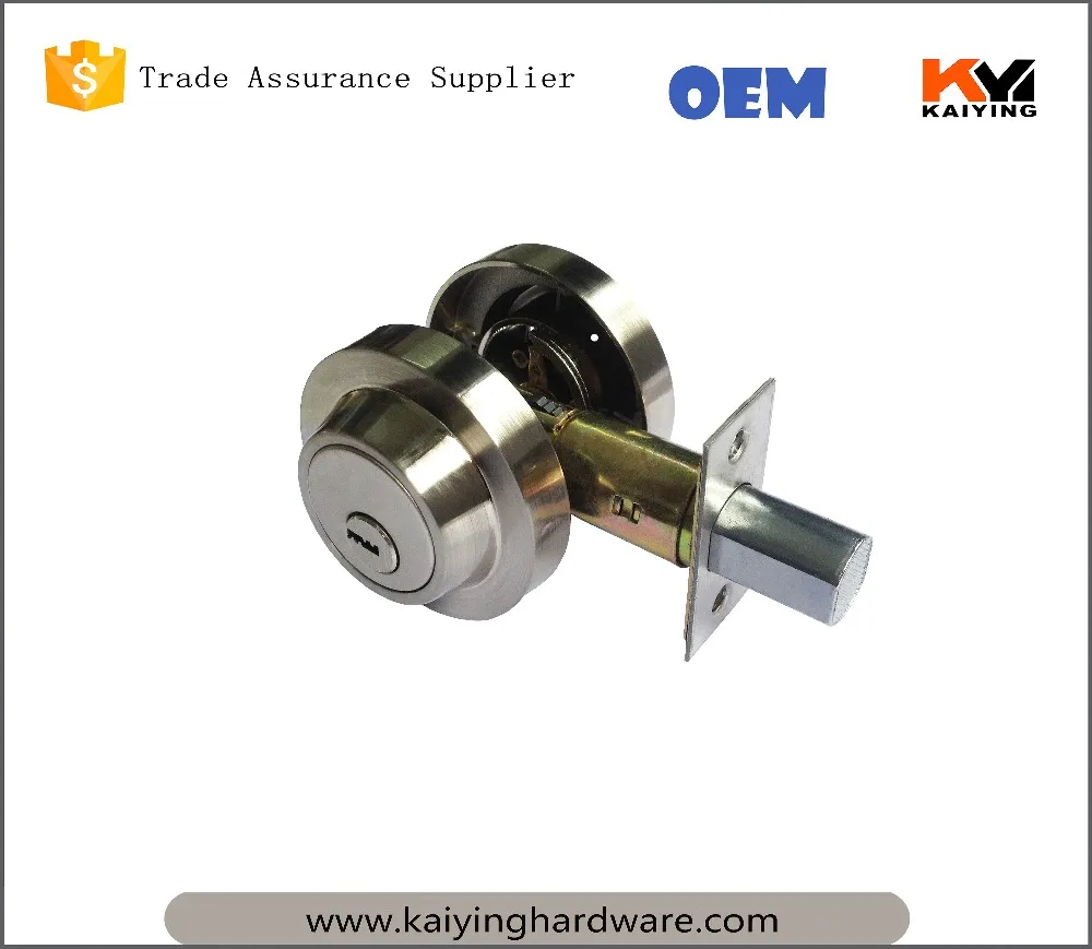 Stainless Steel Deadbolt with Double or Single Side Option Security ...