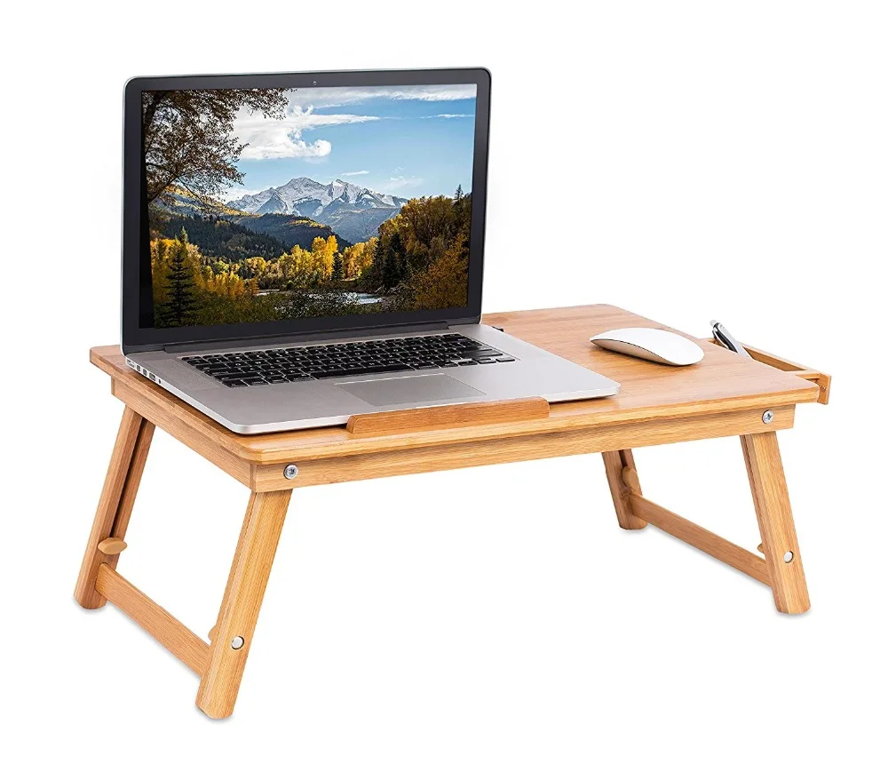 Столик для ноутбука из бамбука