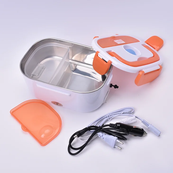High Quality 12v Car Household Usb Battery Heated Lunch Box Food Warmer
