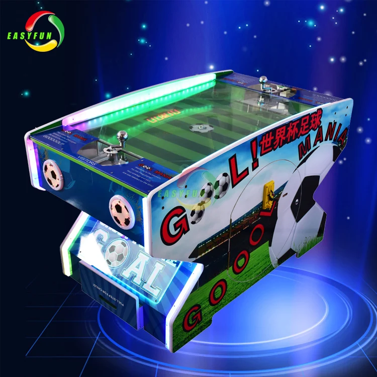 Amusement Arcade Coin Operated Football Game Soccer Table Amusement