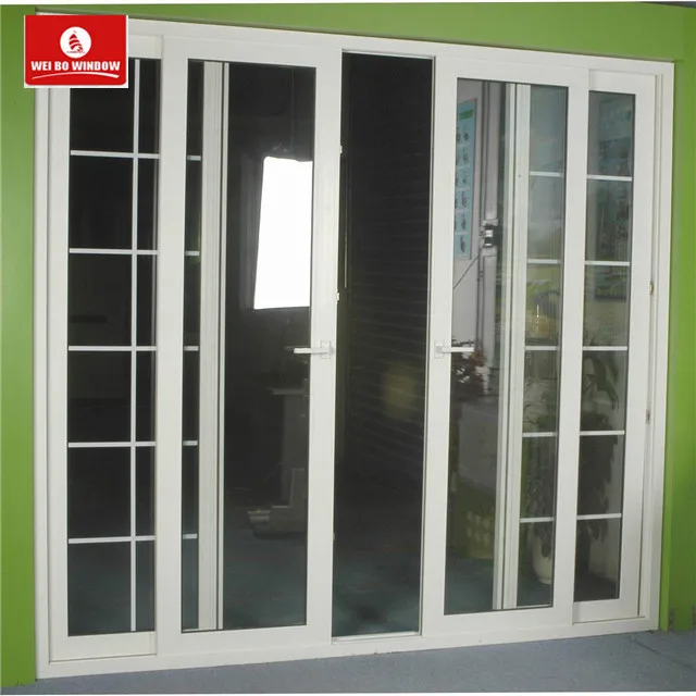 Онлайн-покупка Китай поставщики входные двери из стекловолокна двойные застекленные раздвижные двери horizonta upvc