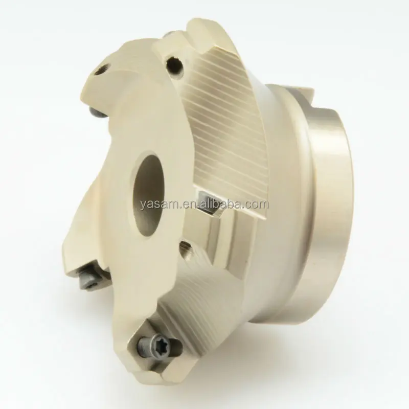 15*KM12 80-27-5F indexable face milling cutter 80mm Bore 27mm 45 Degree 