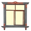 Architecture European style window frames concrete moulding