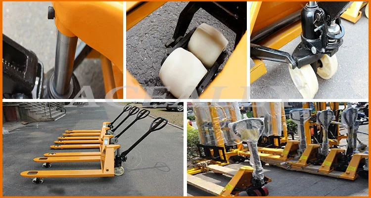 Integrated pump Powder Coated Heavy Duty Hand Pallet Truck