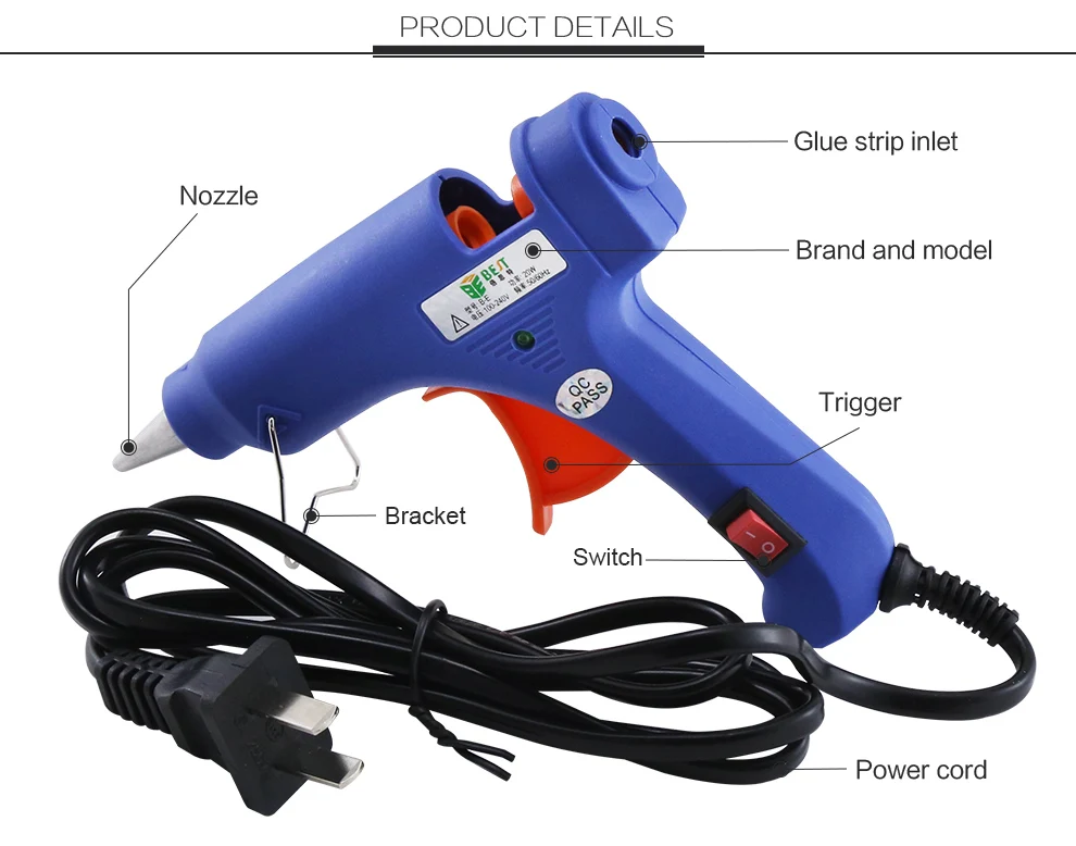 bst power hot glue gun